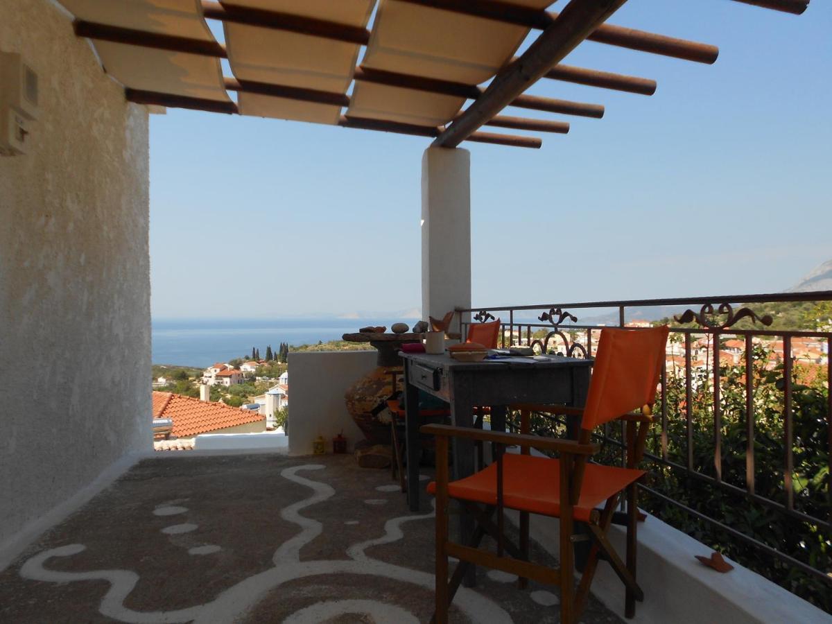 Unique Breathtaking Seaview House Villa Koumeika Bagian luar foto